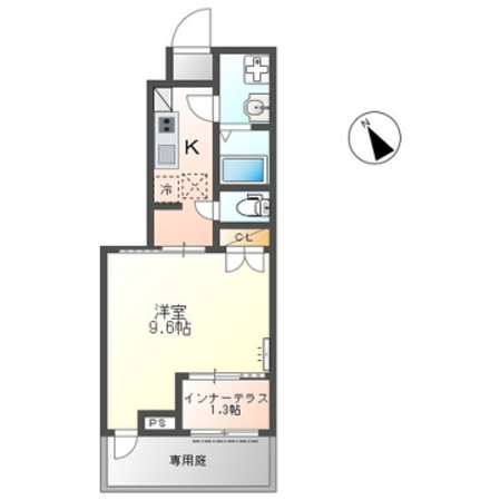 高砂市荒井町若宮新築アパートの物件間取画像